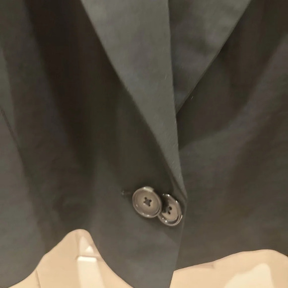 Abercrombie & Fitch Cropped Blazer Jacket black L NWT - Picture 2 of 6